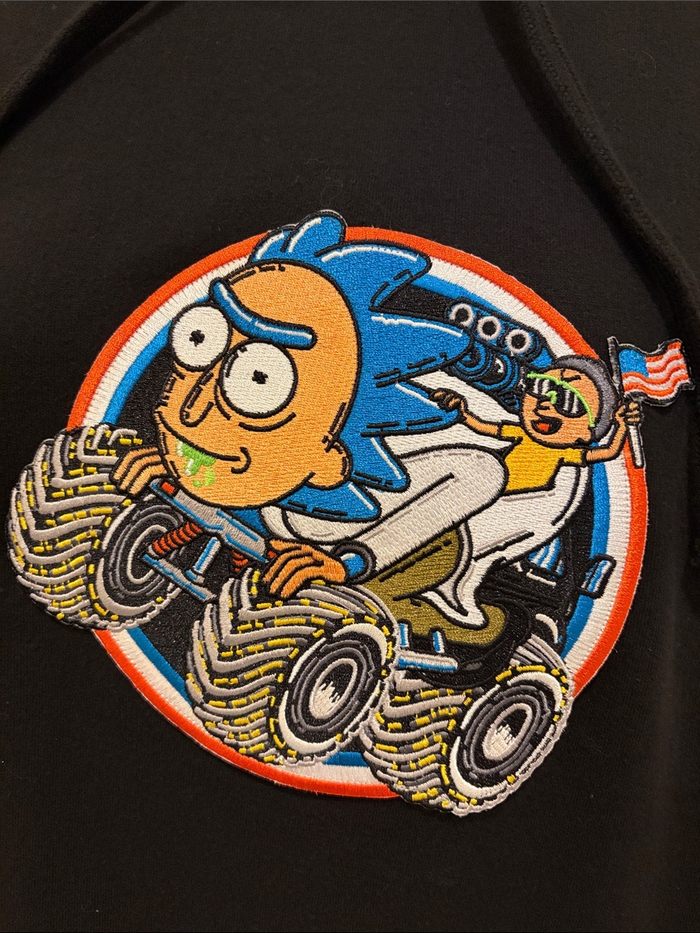 Daylight Curfew X Adult Swim Rick & Morty Patch Graphic XXL